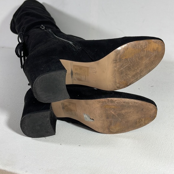 Black Aldo over the knee boots - Picture 2 of 7